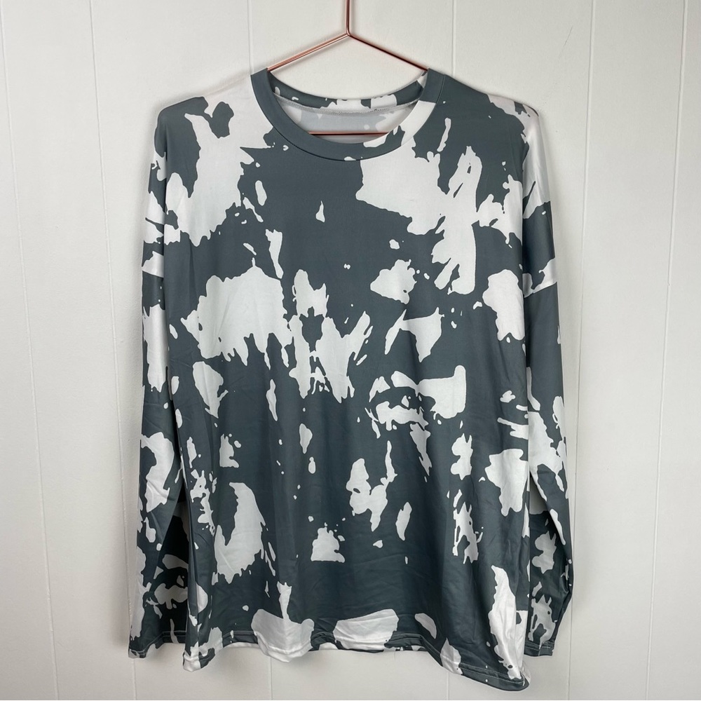 Camouflage Athletic Active Long Sleeve Pullover Shirt
